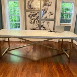 Sleek Stone Top Table