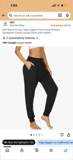 NEW jogging pants with tags size L