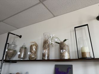 Decorative Glass Vases and Apothecary Jars