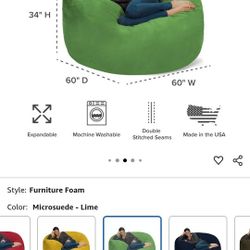 Large Bean Bag/ CHILL sack/ Chair (Adults & Children)