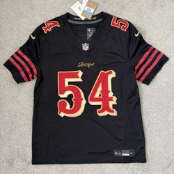 Fred Warner San Francisco 49ers Nike Black 2025 Rivalries Limited Jersey NWT