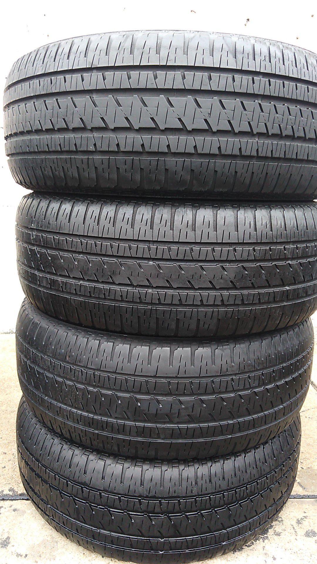 Four matching Bridgestone tires for sale 275/55/20