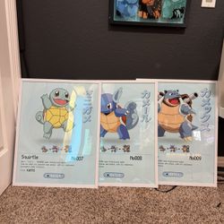 Pokémon Posters. Squirtle, Blastoise 
