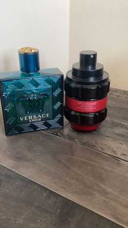versace eros and spice bomb infrared