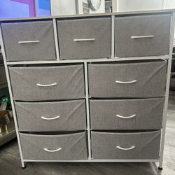 9-Drawer Fabric Dresser / Storage Organizer