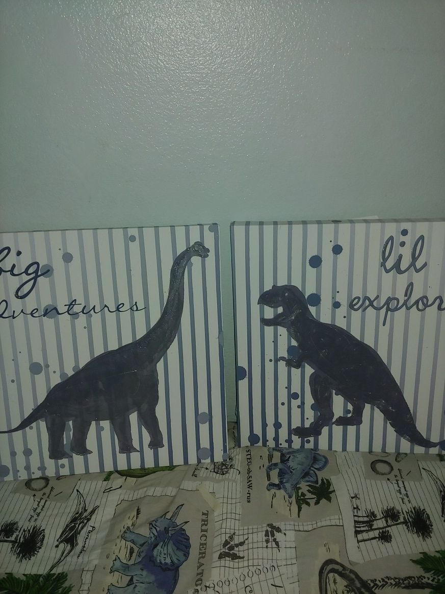 dinasour room decor