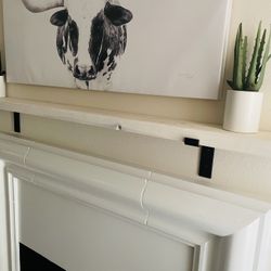 NEW! White Stained Wooden Shelf for Anywhere In the House!