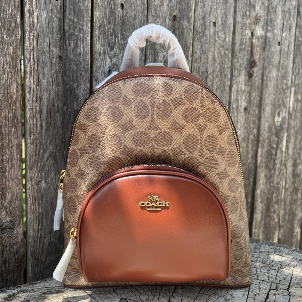 carrie coach backpack Coach Carrie Backpack 23 In Signature Canvas for Sale in Arlington, TX