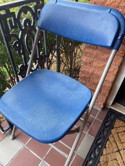 Blue party chairs