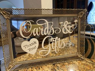 Vintage Wedding Decor Filigree Frame 18.25 X 12.5
