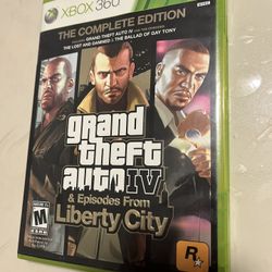 Xbox 360 GTA IV complete Edition
