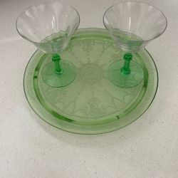 “Vaseline” Ware & 50’s Dutch Pewter Bottle