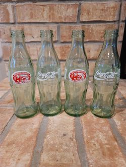 Lot Of 4 Coca-Cola Bottles
