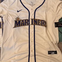 💥Mariners Baseball Jerseys Cream Color