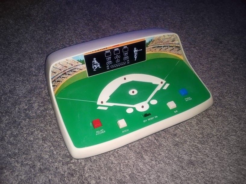 LJN Micro Electronics Baseball Tabletop Game Tested and Working See Pics 