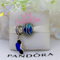 Adorable Charm 925 silver for Pandora moments bracelet. (👩🏻‍🎓Set of two graduation charms.)