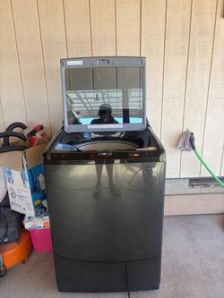 Samsung Top Load Washing Machine Black Stainless electric