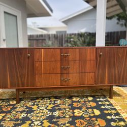 Mid Century Walnut Dresser
