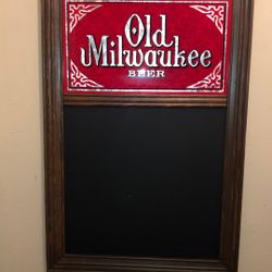 Vintage Old Milwaulkee Score Board Beer Sign