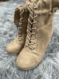 Tan Thigh High Boot