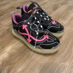 Off-White ODSY-1000 Transparent Sole Fuchsia Mens US Size 13 