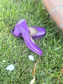New Purple Folklorico Shoes