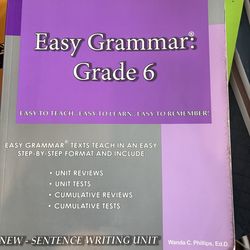 Easy Grammar Grade 6 Wanda Phillips