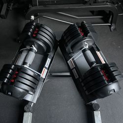 Adjustables Dumbbells With Bench