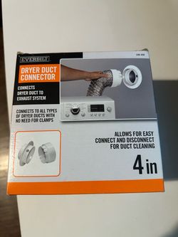 4 in. Dryer Vent Duct to Wall Connector