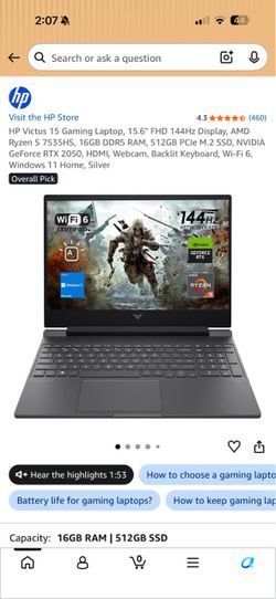 HP VICTUS GAMING LAPTOP 16” price firm