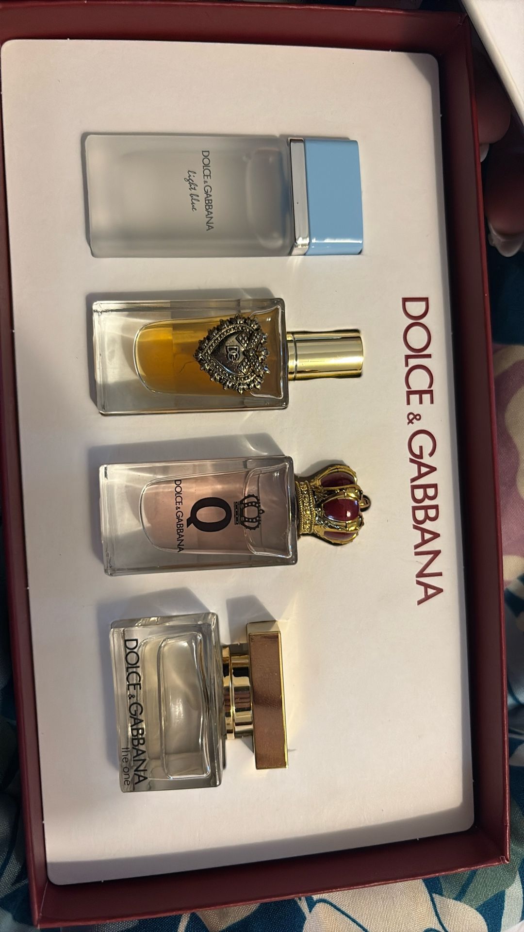 4 Dolce & Gabbana Fragrances Set