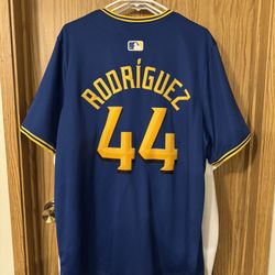 Julio Rodriguez Seattle Mariners City Connect Jersey Size XL