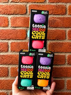 Teenie Nee Doh Cool Cats 3-Pack