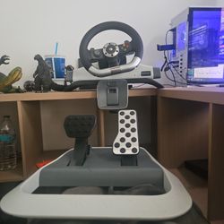 Xbox 360/PC Sim Wheel Comes With PC Reciever