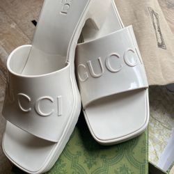 Sandal High Heel Beige  Size 9 Narrow $35