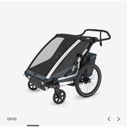 NEW: Thule Chariot Cross 2 Double Bike Trailer and Stroller