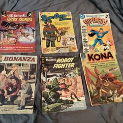 Vintage Comics Lot Superman Bonanza Etc