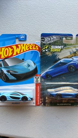 Lot of 2 Hotwheels McLaren P1 and speedtail