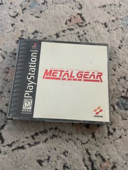 Metal Gear solid ps1 PlayStation