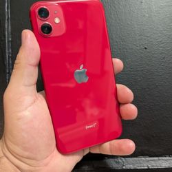 iPhone 11 64gb product red T-Mobile or Metro battery capacity 91%