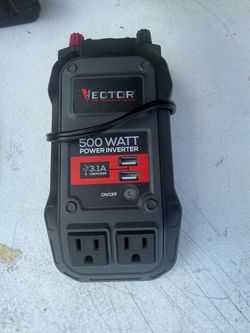 Vector 500 Watt Power Inverter for vehicle