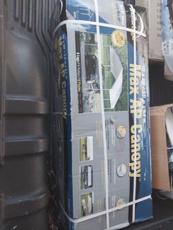 MAX UP BRAND HEAVY DUTY CANOPY 10X20 NEW IN SEALED BOX