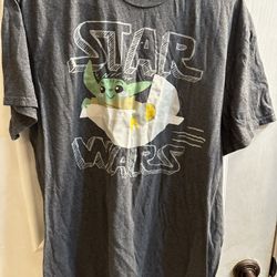 Baby Yoda T-Shirt, Men’s Large