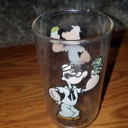 Beautiful Popeye glass