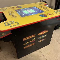 Pac-Man Tabletop Arcade Game W/ Stools