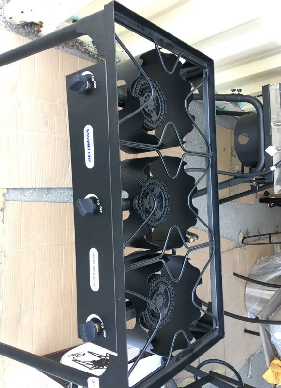 Three Burner Propane Gas Stove
