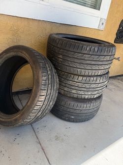 Set of 4 Used Car Tires