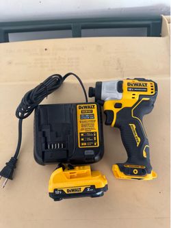DEWALT XTREME 12-volt Impact Driver 1/4-in Brushless Cordless with 2AH battery and charger NEW