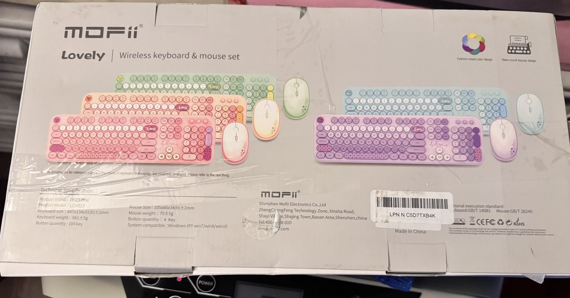Beautiful keyboard and mouse