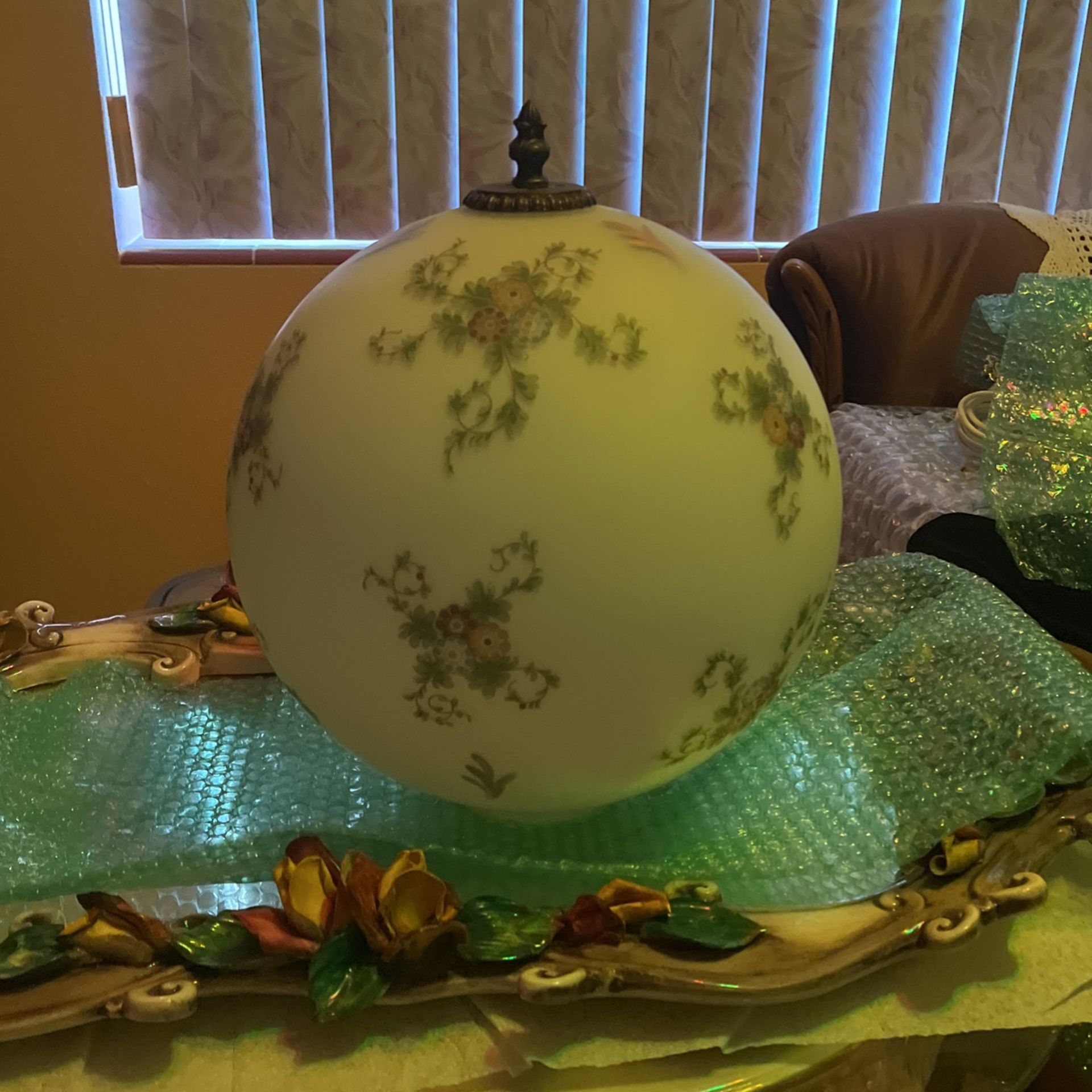 Capodimonte Large Globe Lamp Shade